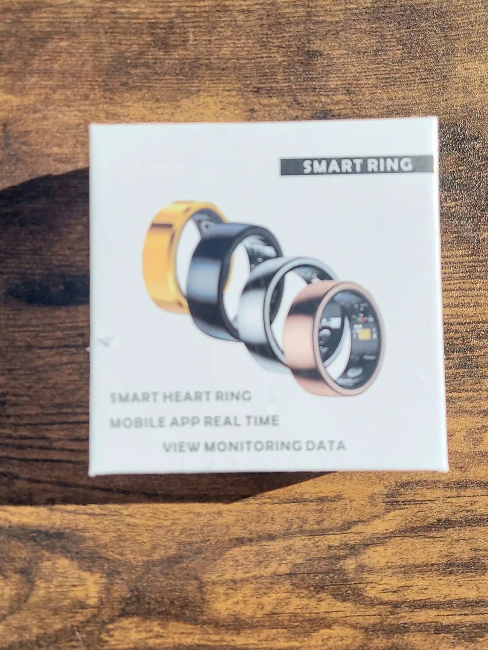 Smart Ring Heart Monitor In Black Size 9 NWT Activewear Athleisure Preppy